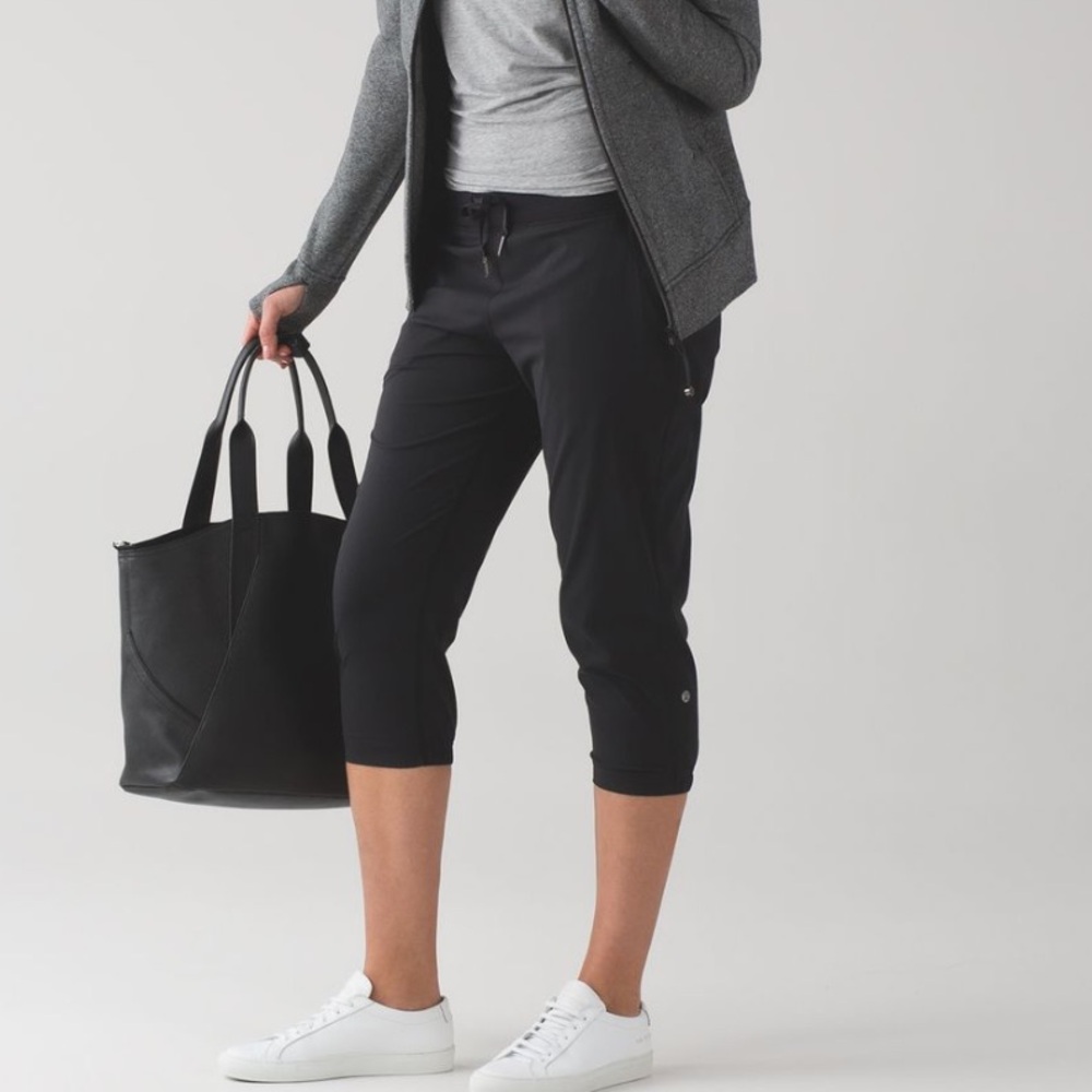 Lululemon Black Dance Studio Cropped Joggers